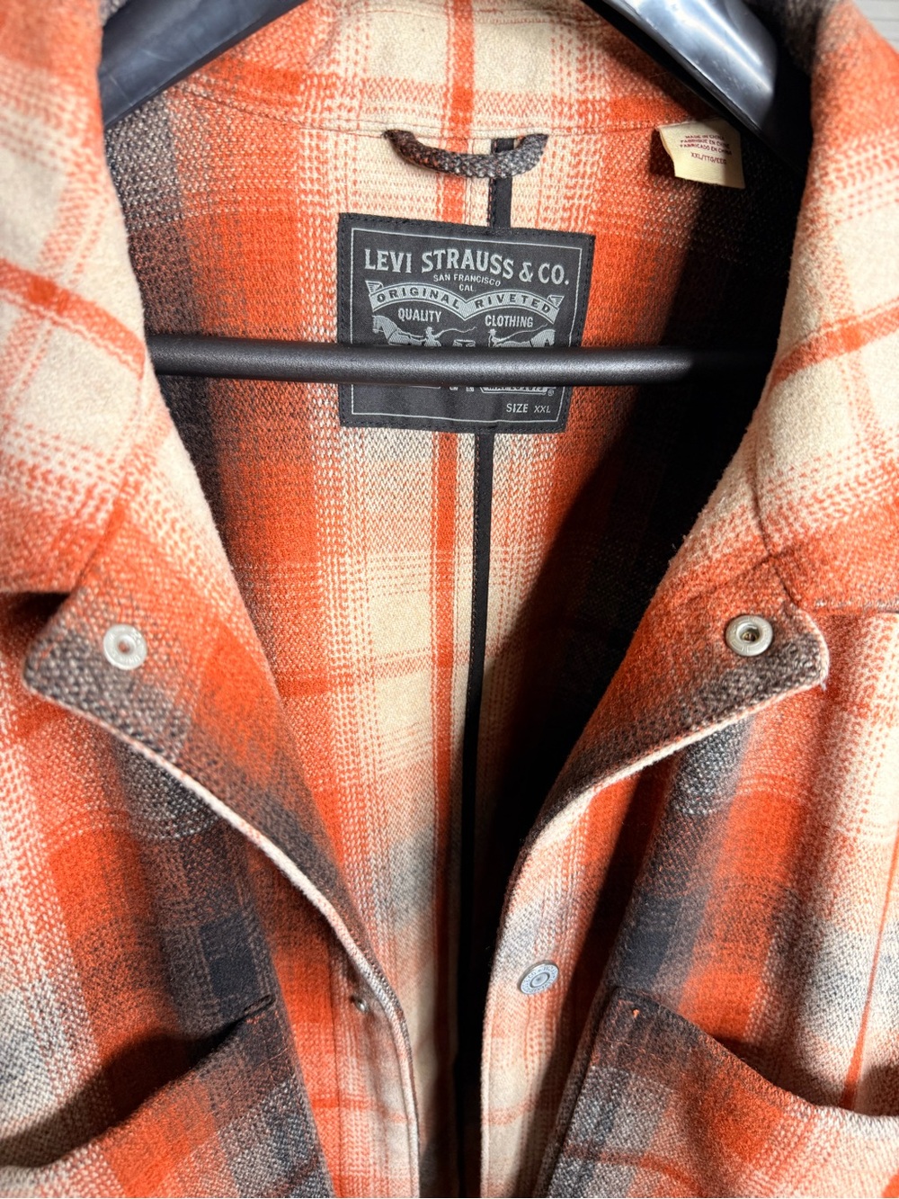 Gorgeous Heavy Levi's "shacket"